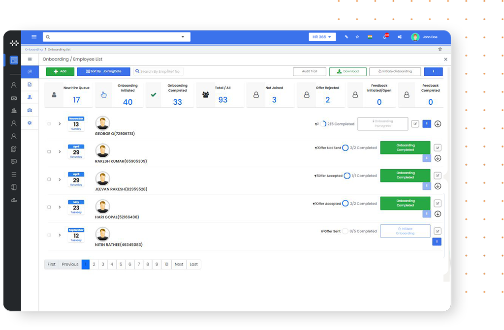 Employee onboarding software